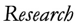 Research interests